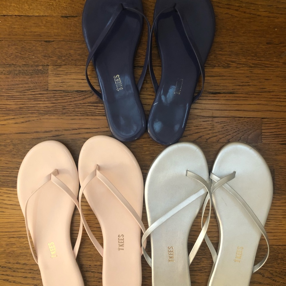 TKEES flip flops - UPDATE, only two pairs - size 8